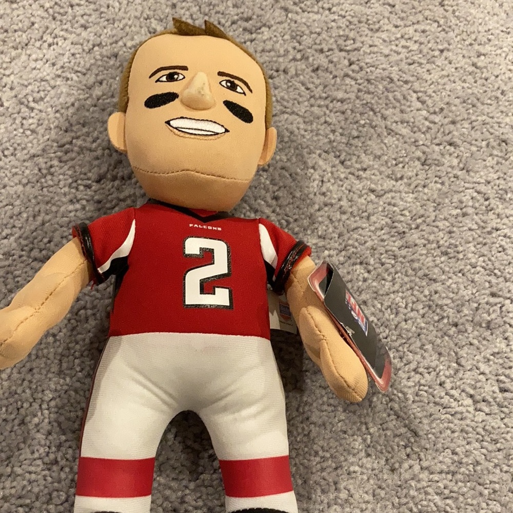 Atlanta Falcons ๐๐ #2 Matt Ryan Plush Collectorโs Doll - Picture 2 of 9